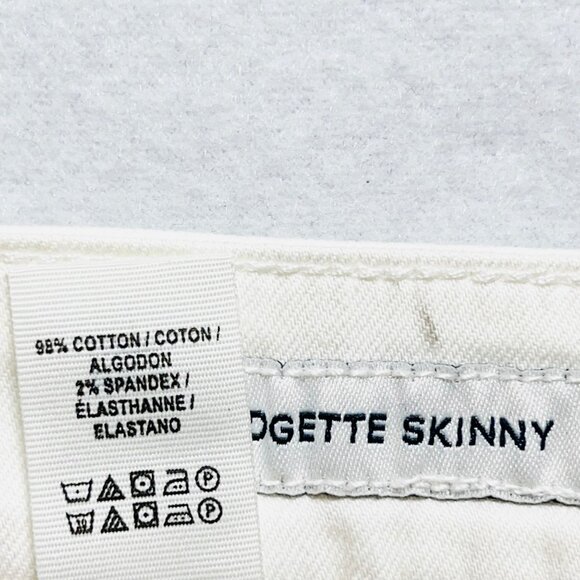 Lucky Brand Women's Bridgette Skinny Distressed White Ankle Jeans Size 8/29 NWOT - Picture 8 of 13